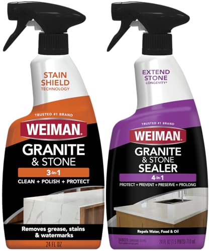 Weiman Complete Countertop Clean & Protect Kit -...