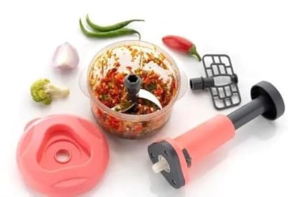 Kritya Creations Handy Mini Plastic Chopper (800 ML)