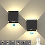 ★[USB recargable/descargable]: la batería integrada de 3000 mAh le permite cargar la lámpara de pared a través de un cable USB. es amigable con el medio ambiente y no tienes que gastar dinero en baterías. También puede actuar como un banco de energía para cargar su teléfono o computadora portátil temporalmente.