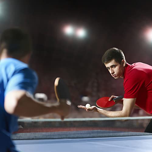 Portable Ping Pong Net And Paddles Set – Table Tennis With Retractable Net And Clamps For Any Table – Professional Kit Rackets, Balls, And Case To Keep Inside – Play The Game Anywhere #TOP1