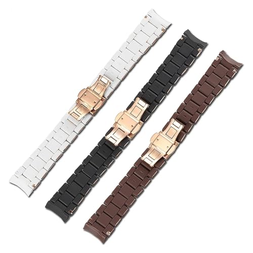 Bracelet caoutchouc résistant transpiration pour montre Armani AR5905 silicone 23mm