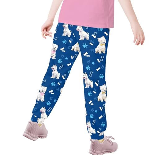 Girls Sweatpants with Pockets Elastic Waisted Joggers for Kids Running Workout Pants 4-15T3