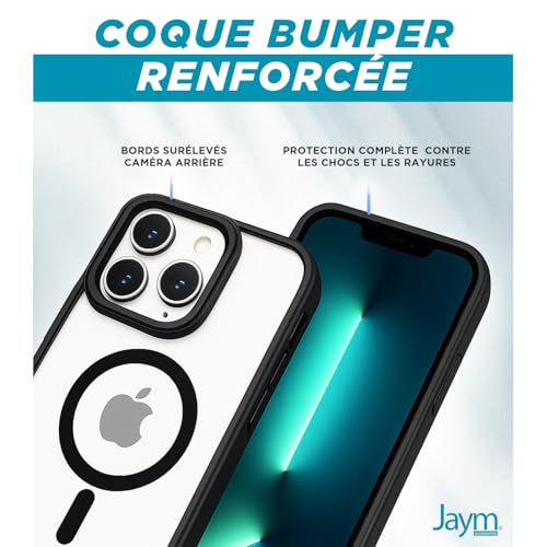 Coque Bumper JAYM iPhone 16e Bleue avec technologie MagSafe intégrée - 4