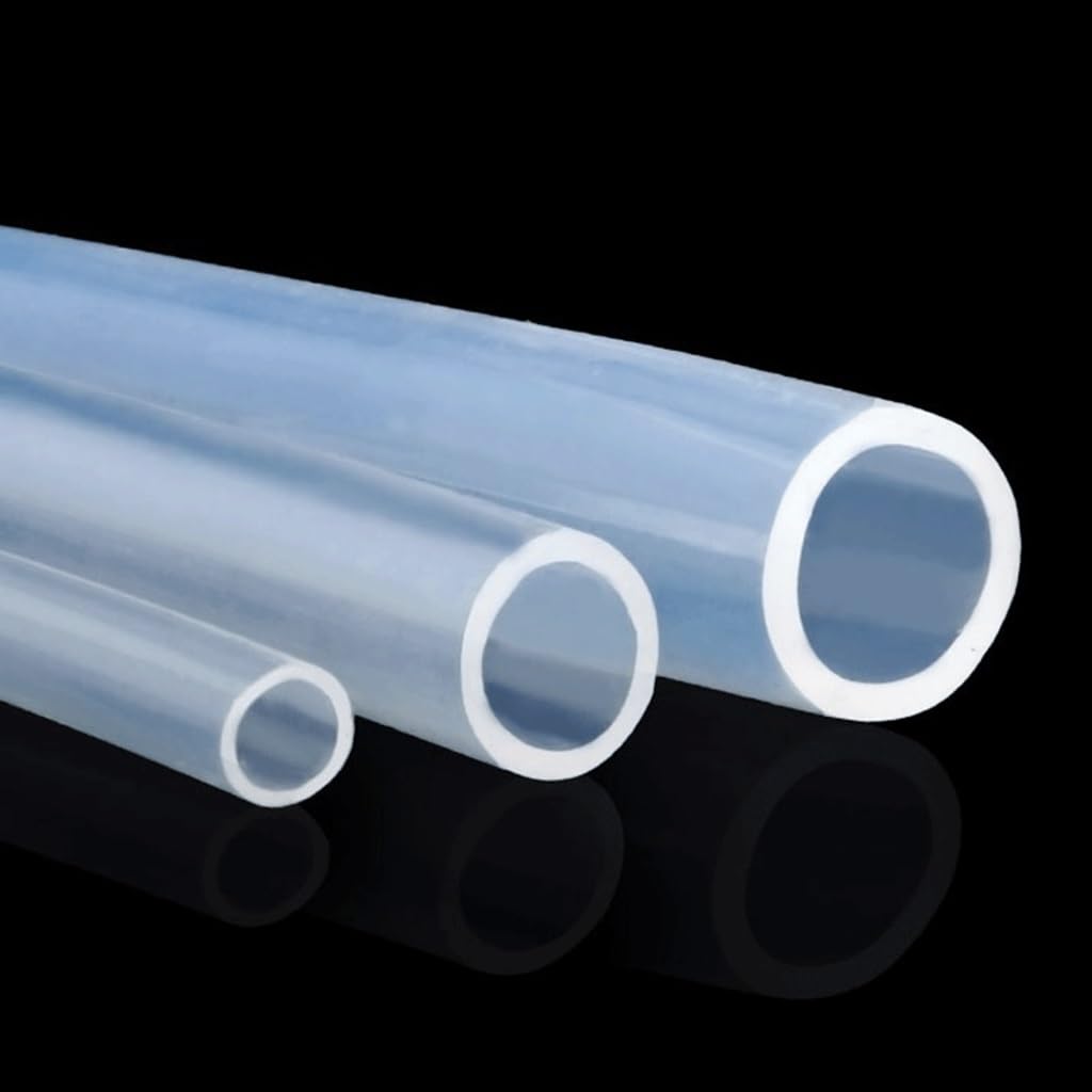 Silikonschlauch, flexibel, transparent, Silikonschlauch für Trinkwasser, verschiedene Größen, 1 m (ID17 x OD22 mm)