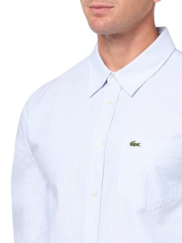Lacoste Men's Core Collection Regular Fit Long Sleeve Striped Shirt3