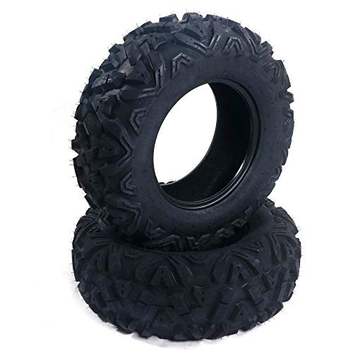 Image of TUFFIOM 22x7-12 ATV Tires Set of 2 for All Terrains, Mud Sand Off-road ATV UTV Tire for Trail Vehicles, 6 PR, Deep Tread, Tubeless
