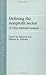 Defining the Nonprofit Sector: A Cross-national Analysis (Johns Hopkins NonProfit Sector Series)
