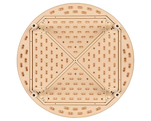 Flash Furniture Wren 45" Round Natural Plastic Height Adjustable Activity Table #TOP4