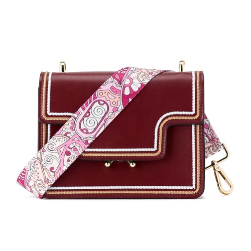 Image of ZOOEASS Wide Shoulder Strap Adjustable Replacement Belt Guitar Style Crossbody Bag Handbag Strap Multicolor Canvas Straps(Wide:1.5in)(Color53)