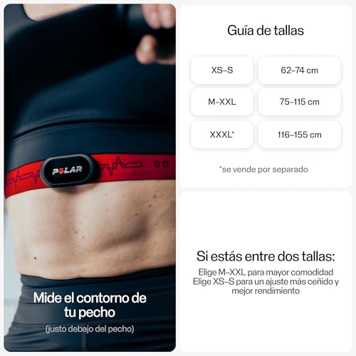 Image of Polar H10 Heart Rate Monitor Chest Strap - ANT + Bluetooth, Waterproof HR Sensor for Men and Women