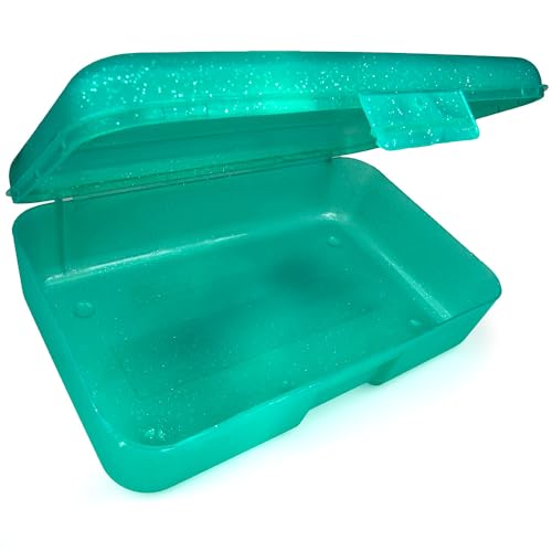 Craft County Solid Color Pencil Box – Store All Your Art Supplies in 1 Convenient Location – 12 Vibrant Colors to Choose From