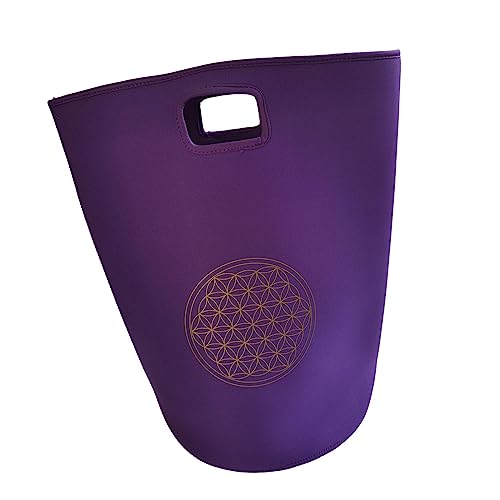 DeeRace 高耐久クリスタルシンギングボウルキャリーケースバッグ、耐久性のあるハンドルアクセサリー付きクリスタルシンギングボウルバッグ旅行用キャリーケースバッグアウトドアギフト用, 10インチ