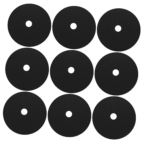 Sosoport Anillos De Protección para Raíces De Árboles Jardín 10 Piezas Tela Barrera Negra 32 Cm Diámetro Exterior Cubiertas para Mantillo y Control De Crecimiento Plantas Exterior