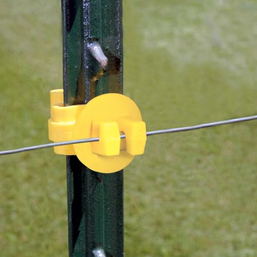 Zareba Standard Snug-fitting T-Post Insulator - ITY-Z - 25 Pack - Use with Electric Fences - No Hardware Needed - Includes 25 Insulators