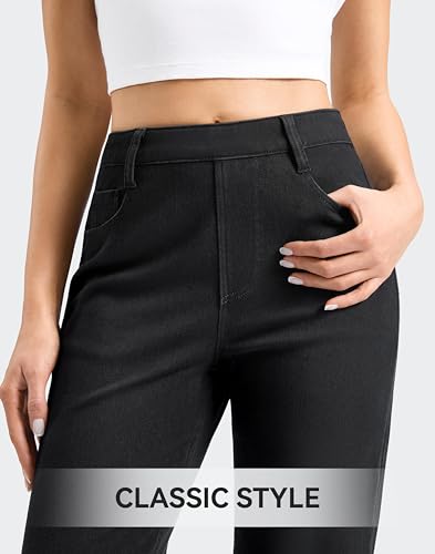 Image of Rammus Womens Stretchy Pull on Straight Leg Jeans