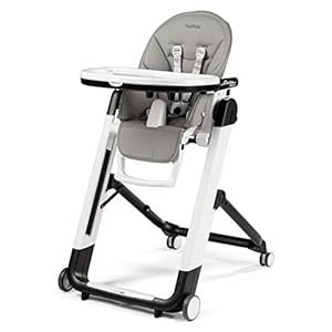 Peg Perego – Siesta Follow Me, Trona multifunción, de 0 meses hasta los 15 kg, color gris (Ice)