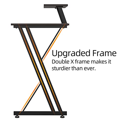 Somdot L Shaped Desk Corner Gaming And Computer Desk For Multiple Screens & Monitors For Home, Office, College, And Dorm, Easy Assembly, Black Walnut #TOP5