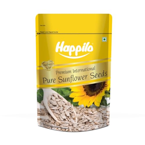 Image of Happilo Premium Raw Sunflower Seeds for Eating Without Shell 250g, Healthy Protein Snack for Diet Food