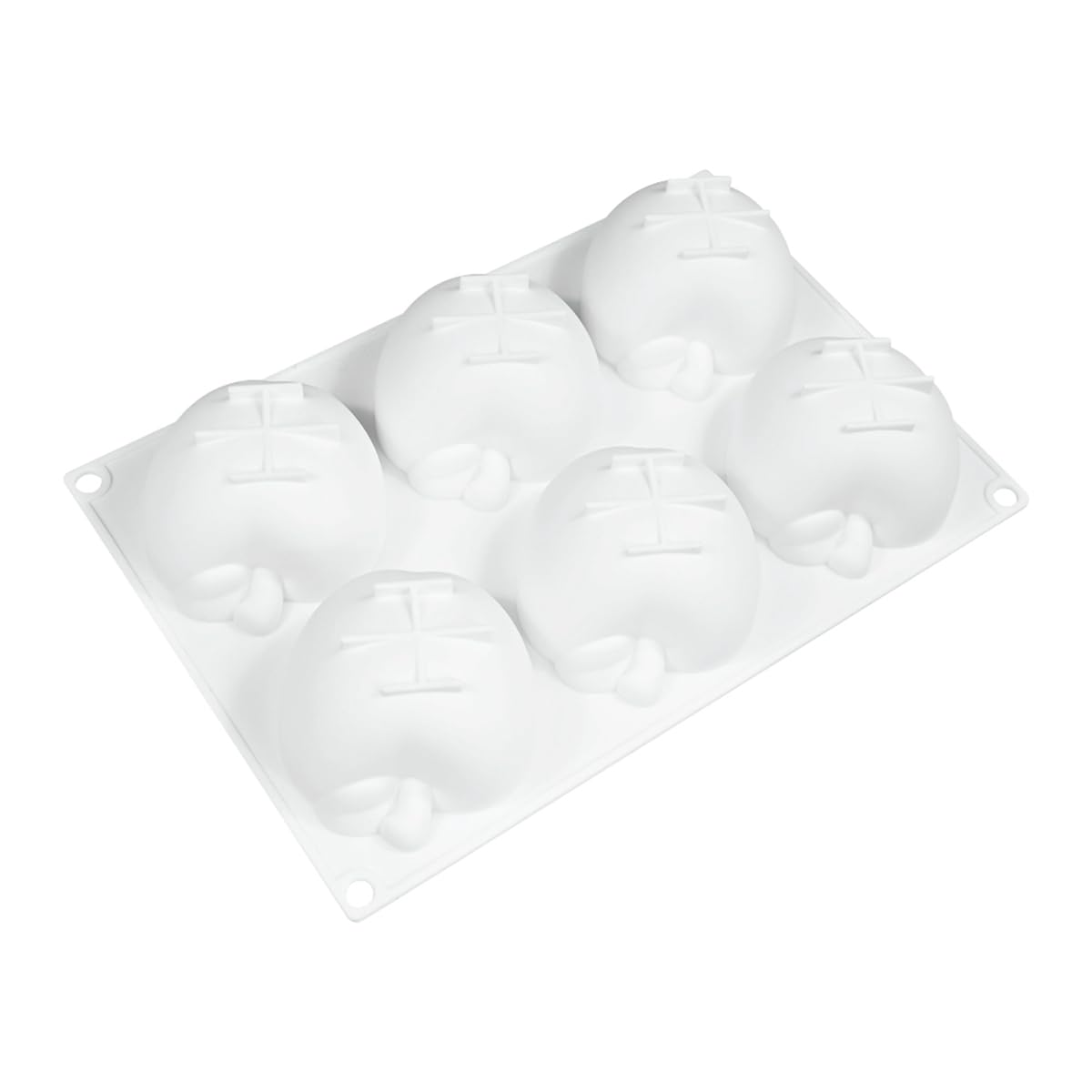 Moules 3D en silicone pour gâteau mousse, moule de cuisson anti-adhésif de qualité alimentaire pour dessert français, fondant, pâtisserie et chocolat (G_ pomme)