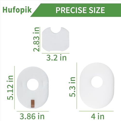 Hufopik 4 Pack HV300 Replacement Filters suitable for Shark Rocket HV300, HV300W, HV301, HV302, HV303, HV305, HV308, HV310, UV450 by Hufopik - Used condition - Image 2