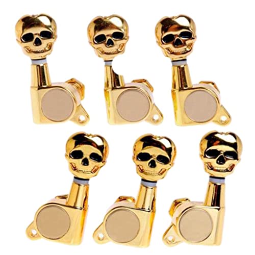 rockible Jeu eurs de Verrouillage de Cordes de Guitare Tuning Pegs Mécaniques 3R 3L, Doré - Les Beatles, Paul McCartney, John Lennon, RIngo Starr, George Harrison rockible Jeu eurs de Verrouillage de Cordes de Guitare Tuning Pegs Mécaniques 3R 3L, Doré – Image 4