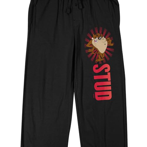 Bioworld Looney Tunes Taz Stud Men's Black Sleep Pants2