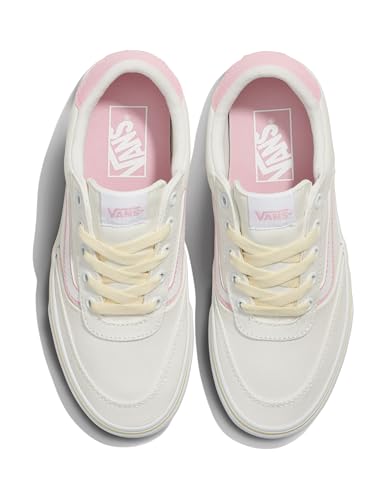 Vans Vans Women's Brooklyn LS Shoe - Low-Top Fashion Sneakers for Casual Wear. Pastel Pop Blanc De Blanc. 7.5