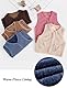 Happy Cherry Fleeceweste Jungen Mädchen Winterweste Flauschig Kinder Casual Ärmellose Warmen Fleecefutter Weste Einfarbig Dunkelblau 110/3-4 Jahre