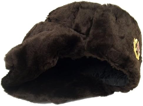 Autentico Russo Militare Marrone Cammello Kgb Ushanka Cappello Con - Foto 8