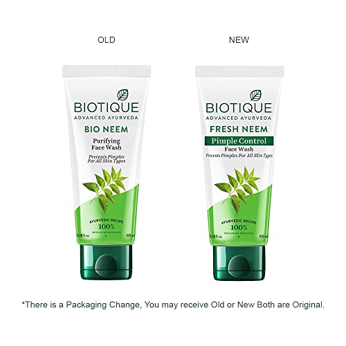 BIO NEEM Purifying Face Wash 3.38floz(Ship from