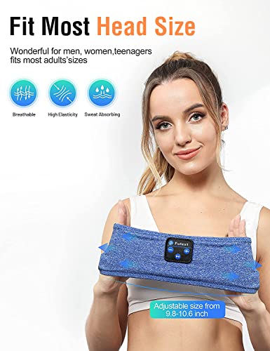 Image of Sleep Headphones Bluetooth Headband, Sleeping Headsets with Built-in Speakers Perfect for Workout, Running, Yoga