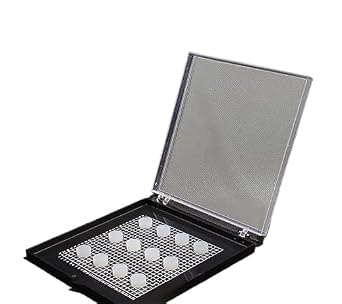 5psc SEM Pin Stub Storage Box, Sample Holder Organizer for Lab 12-Pos Pin Stub Box Type 15018 *5