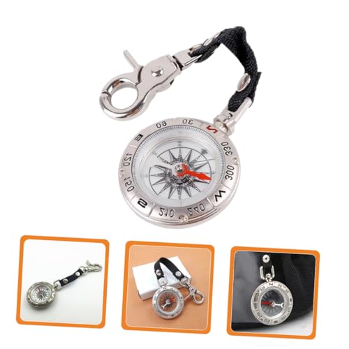 Brújula de bolsillo retro Beaupretty para senderismo miniatura 7