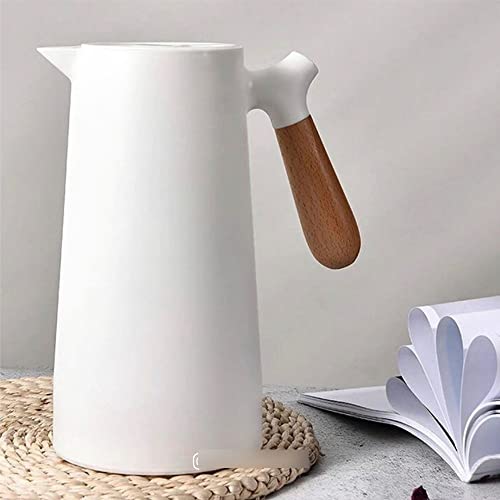 Garrafa Térmica Café, Chá, Água Nórdica 1 Litro Branca