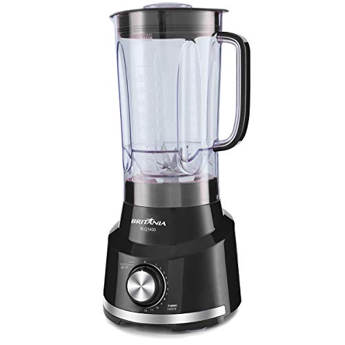 Liquidificador, BLq1400P TURBO, 3,2 ML,Preto, 110v, Britânia