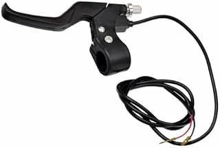 Black Plastic Left Side Brake Lever with Wires for Razor Electric Scooter W25140099011