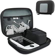 USA Gear Baby Monitor Carrying Case Fits Vtech VM819, VTech RM7766, HelloBaby 5" HB6550, Babysense, Eufy & More - Baby Monitor Travel Case with Scratch Resistant Lining, Inner Pouches Black
