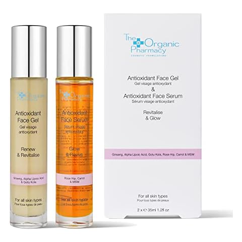 The Organic Pharmacy Antioxidant Duo - Antioxidant Face Serum 35ml, Antioxidant Face Gel 35ml Cover