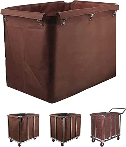 Bolsa de repuesto para carrito rodante desmontable, bolsa de almacenamiento de tela Oxford impermeable para carrito de lavandería, organizador de viaje resistente