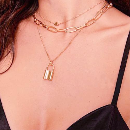Image of NEWITIN 69 Pieces Gold Jewelry Set for Women Fashion Costume Jewelry Gold Plated Necklace Bracelet Earrings Set for Women