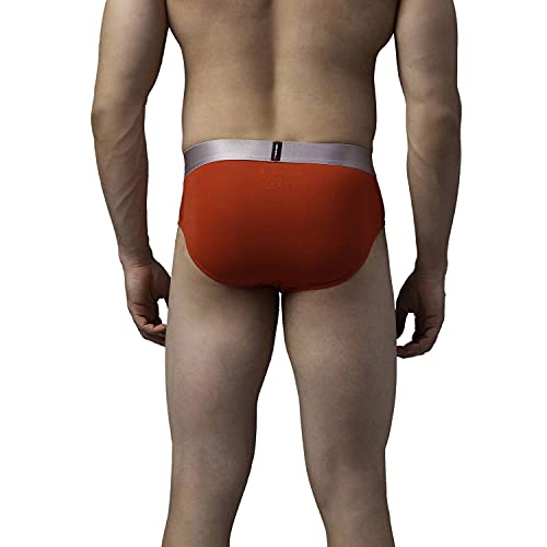 Image of Underjeans Men Cotton Blend Brief - Pack of 2