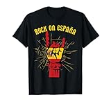 Rockera Hombre - Rockero diseño con bandera de España. Camista rock hombre, Camiseta rock mujer. Camista rock niño. Camista rock and roll homre. Camista rockera mujer. Camista rockera niño. Camista rockera hombre. Camista rockero hombre.