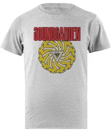 OLDRYTEE Soundgarden Vintage Camiseta De Algodón para Hombre Gris