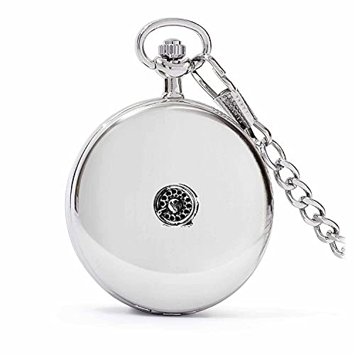 Moulinet F9 Fly argenté poli avec montre de poche de Sheffield en coffret luxe