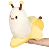 Mini Banana Slug - SynthiSquish Collection - 14 in - Soft Toy Collectible Stuffed Animal