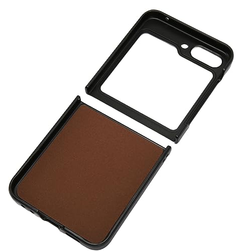 Rankomu Vikbart Läderfodral för Galaxy Z Flip 5 - Svart, Rep- & Droppsäker