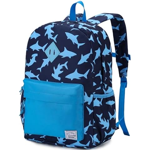 VASCHY Blue Shark Kids Backpack Cover