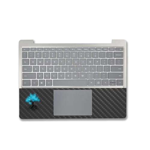 Image of MightySkins Carbon Fiber Skin Compatible with Microsoft Surface Laptop Go 3 (2023) Full Wrap Kit - Leaving Home | Protective, Durable Textured Carbon Fiber Finish | Made in The USA