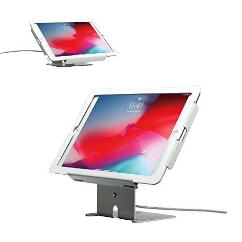 Review Discount Locking Angle-Flip Stand – CTA Locking Stand with Durable Metal Frame, Locking Security Jacket Protector, Steel Cable Anchors for Galaxy Tab S4 10.5” (PAD-LASGS4)