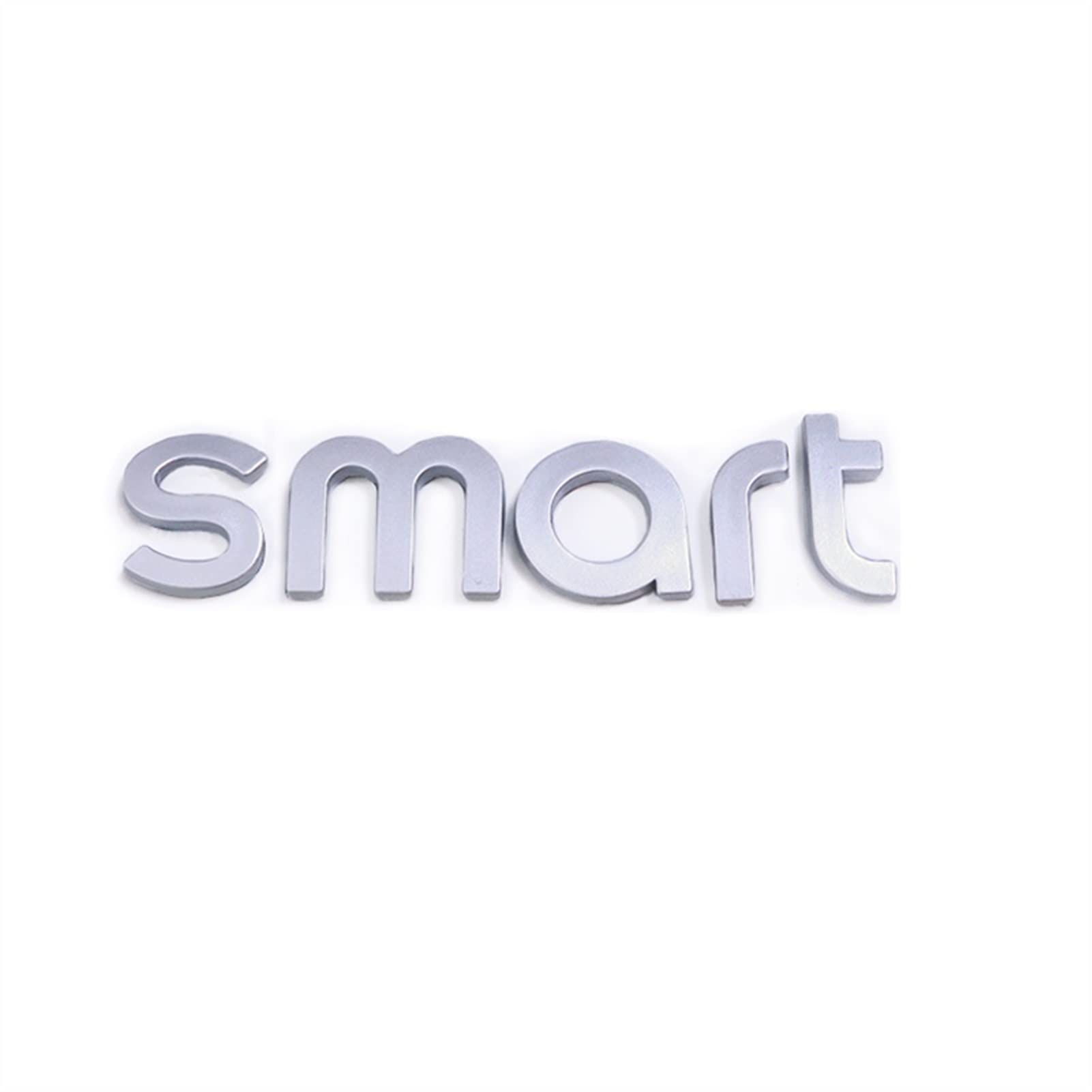 Moldura del emblema Smart 451 y 453 en color plata mate para coche de 2009 a 2021